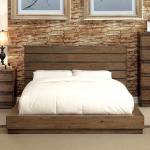 COIMBRA Cal.King Bed - Rustic Natural Tone